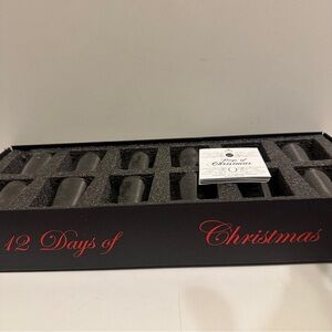 12 Days of Christmas scented votives glasses